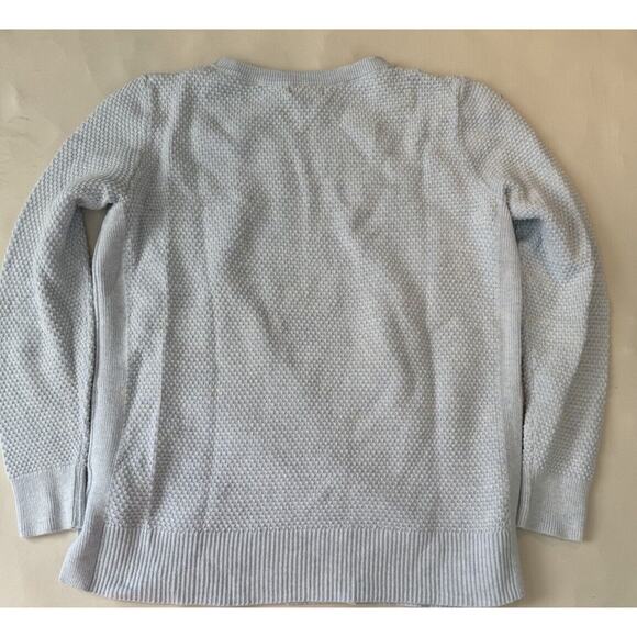 GAP Knit Sweater Women's Size Med Crew Neck - Baby blue - Picture 7 of 7